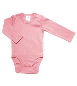 Leela Cotton Body Langarm 2 Stück Baby Kinder Bio-Baumwolle Basic 2006 (74-80, Altrosa) von Leela Cotton