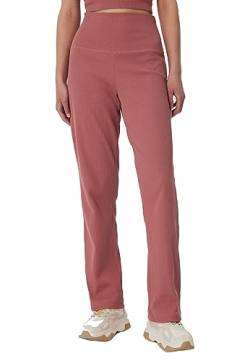 Leela Cotton Damen Hose Bio-Baumwolle Ripp Jersey Schlafhose Freizeithose Zertifiziert (as3, alpha, m, regular, regular, Dunkel Mauve) von Leela Cotton