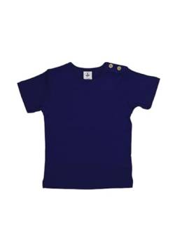 Leela Cotton Unisex Kids Kurzarmshirt, dunkelblau T-Shirt, 98/104 von Leela Cotton