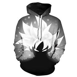 Leezeshaw Unisex Hoodies 3D Druck Pullover Hoodie Sweatshirt mit Kängurutasche, 04, S/M von Leezeshaw