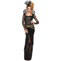 Leg Avenue Kostüm Sexy Düstere Königin, Düster verspieltes Kostüm für einen betörenden Auftritt von Leg Avenue