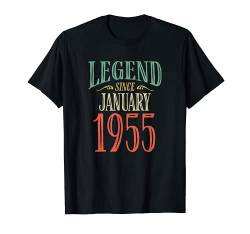 Geburtstagskarte, Motiv: Legend Since January 1955 T-Shirt von Legend Birthday Designs Co.