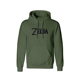 Legend Of Zelda Herren Sudadera Con Capucha Unisex. Hooded Sweatshirt, Verde, L von Heroes Inc.