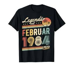 Legendär Seit Februar 1984 Geburtstag T-Shirt von Legendary Birthday Gift Shop Geburtstag Februar