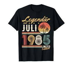 Legendär Seit Juli 1985 Geburtstag T-Shirt von Legendary Birthday Gift Shop Geburtstag