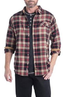 Legendary Whitetails Herren Buck Camp Flanellhemd Button-Down-Shirt, Frontier Plaid, Large Tall von Legendary Whitetails