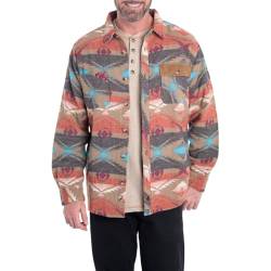 Legendary Whitetails Herren Harbor Schweres Flanellhemd Button-Down-Shirt, Wüstenoase, Large von Legendary Whitetails