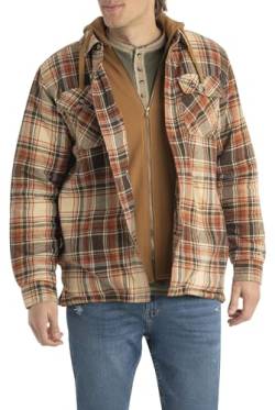 Legendary Whitetails Herren Maplewood Kapuzenjacke Hemdjacke, Durango Plaid, Large Tall von Legendary Whitetails