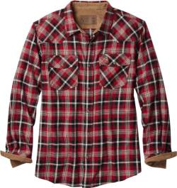 Legendary Whitetails Herren Shotgun Western Flanellhemd Button-Down-Shirt, Bullseye Plaid, Large von Legendary Whitetails