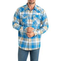 Legendary Whitetails Herren Shotgun Western Flanellhemd Button-Down-Shirt, Liberty Range Plaid, XX-Large Big Tall von Legendary Whitetails