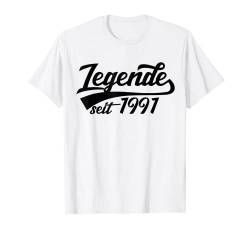 Legende seit 1991 Geschenk 31. Geburtstag Jahrgang Vintage T-Shirt von Legende seit Jahrgang coole Retro Jahre Geschenke