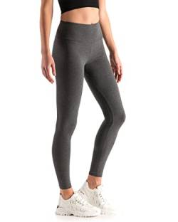 Leggings Empire Damen Leggings mit hoher Taille Schlankheits Gamaschen für Damen mit Panel Dehnbare Atmungsaktive Elastischer breiter Bund Plus Size 36-56 EU LWP Graphit 42 EU von Leggings Empire