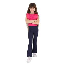 Leggings Empire Schlaghosen Mädchen Kinder Leggings Mit Weitem Bein | Baumwollhosen Elastische Flared Leggings Slim Fit Tanzhosen Jogahosen | Lange Leggings Mädchen Größen 6-13 Jahre von Leggings Empire