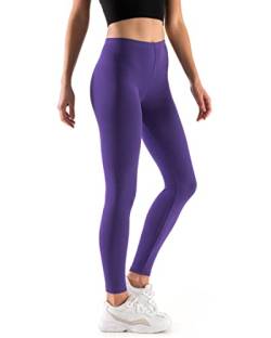 Leggins Empire Damen Leggings aus Baumwolle mit Fleecefutter Lange Winterleggings für Damen Undurchsichtig Warme Opak Gamaschen Leggings mit Fleece Innen Übergrößen 36-56 EU von Leggings Empire