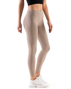 Leggins Empire Damen Leggings aus Baumwolle mit Fleecefutter Lange Winterleggings für Damen Undurchsichtig Warme Opak Gamaschen Leggings mit Fleece Innen Übergrößen 36-56 EU von Leggings Empire