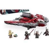 LEGO® Konstruktionsspielsteine Star Wars Ahsoka Tanos T-6 Jedi Shuttle, baubares Raumschiff-Spielzeug, (Geschenk Weihnachten, Geburtstag, Frauen Männer Kinder, 599 St., Baukasten Kinder & Erwachsene, Sale), Bausteine Konstruktionssteine, Bausatz, Spielzeug, Klemmbausteine von Lego