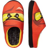LEGO® LEGO Ninjago Kinder Hausschuhe Pantoffeln Puschen Orange Ninja Jungen + Mädchen Schuhe Gr. 24 25 26 27 28 29 30 31 Hausschuh von Lego
