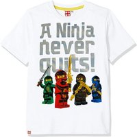 LEGO® Print-Shirt Ninjago T-Shirt weiß - silber Größen 104 116 128 140 von Lego