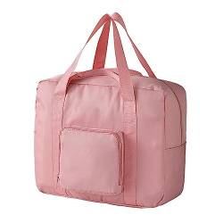 Legou Fluggesellschaftskabinentasche, faltbare Reisetasche, Handgepäcktasche für Männer und Frauen, Pink, S von Legou