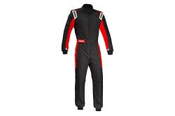 Legou Kart Racing Suit Einteiliger Trainingsanzug Kartinganzug, Schwarz , XXXXL von Legou