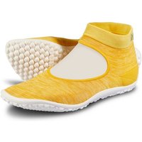 Leguano Ballerina gelb - Sockenschuh / Hausschuh Barfußschuh von Leguano