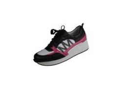 Sneaker LEI BY TESSAMINO "Nele" Gr. 37, schwarz (schwarz, pink) Damen Schuhe Sneaker von Lei by tessamino