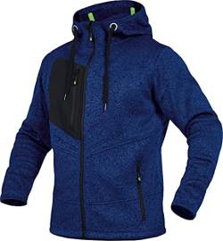 Leib Wächter Casual - Line Strickjacke unisex (kornblau, 5XL) von Leib Wächter