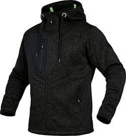 Leib Wächter Casual - Line Strickjacke unisex (schwarz, 4XL) von Leib Wächter