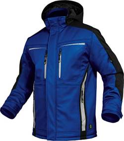 Leib Wächter Flex-Line Winter Softshelljacke (L, kornblau / schwarz) von Leib Wächter