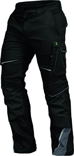 Leib Wächter Flex-Line Workwear Bundhose Arbeitshose mit Spandex (schwarz/grau, 106) von Leib Wächter