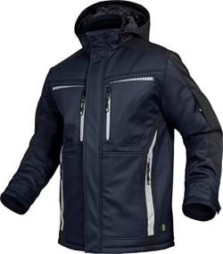 Leib Wächter Flex-Line Winter Softshelljacke (Marine/schwarz, 2XL) von Leibwächter