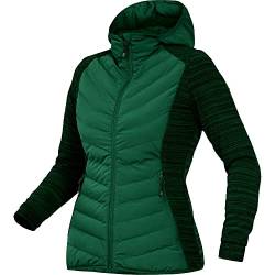 Leibwächter Damen Hybridjacke Winterjacke Übergangsjacke Jacke Casual Line mit Kapuze (36, grün) von Leibwächter