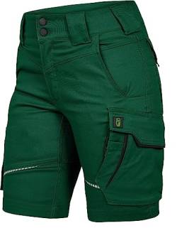 Leibwächter Kurzehose Damen Shorts Flex LINE grün-schwarz Nr. FLXDK21 Größe 38 von Leibwächter