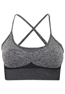 Leif Nelson Damen Seamless Sport BH Fitness Crop Top Keine von Leif Nelson