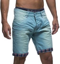 Leif Nelson Herren Jeans Shorts LN1399-2826; W31, Gruen von Leif Nelson