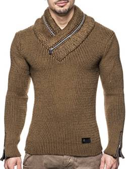 Leif Nelson Herren Pullover Hoodie Strickpullover Longsleeve Warmer Sweater Sweatshirt Zipper… von Leif Nelson
