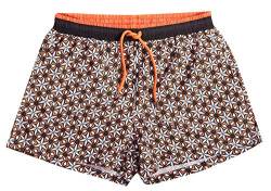 Leif Nelson Herren Sommer Badehosen Männer Badeshorts mit Taschen Schwimmhose Schwimmshorts Jungen Beachshorts Strand Shorts Kurze Hosen Freizeithosen LN92590 Large Mehrfarbig von Leif Nelson