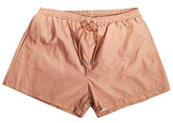 Leif Nelson Herren Sommer Badehosen Männer Badeshorts mit Taschen Schwimmhose Schwimmshorts Jungen Beachshorts Strand Shorts Kurze Hosen Freizeithosen LN92610 X-Large Beige von Leif Nelson