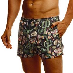 Leif Nelson Herren Sommer Badehosen Männer Badeshorts mit Taschen Schwimmhose Schwimmshorts Jungen Beachshorts Strand Shorts Kurze Hosen Freizeithosen LN92620 Large Mehrfarbig von Leif Nelson