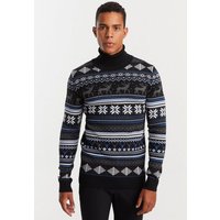 Leif Nelson Strickpullover mit Rundhals Ausschnitt Feinstrick von Leif Nelson