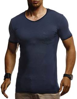 Leif Nelson T Shirt Herren für Sports & Outdoor | Sportshirt Herren Kurzarm & Slim Fit Tshirt Herren | Teil der Herren Sportbekleidung | Manner T-Shirt | Activewear & Gym Shirt für Herren | LN-8315 von Leif Nelson