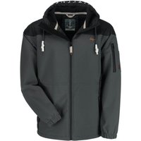 Leitfeuer Softshelljacke Outdoor-Jacke mit Stepp im Schulter- und Seitenbereich von Leitfeuer