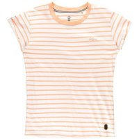 Leitfeuer T-Shirt Damen Sommershirt mit Allover-Streifen und umgeschlagenem Ärmelsaum von Leitfeuer