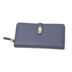 Lejdi Damen-Business-Geldbörsen, Handtaschen aus Rindsleder, Geldbörsen, Geldklammern aus echtem Leder (Color : Blue) von Lejdi