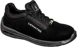 Lemaitre Extrem Leichter S3 ESD Sicherheitsschuh Bolt Comfort, Fiber Sohle und Microfaser (37 EU, Schwarz) von Lemaitre