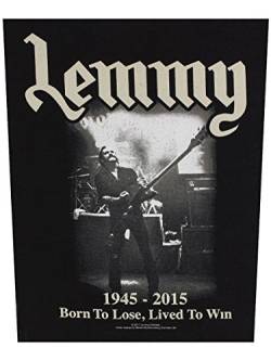 LEMMY LIVED TO WIN Backpatch von Lemmy