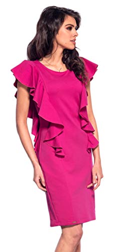 Lemoniade Elegantes Partykleid in ausgefallenem Design und in vielen Farben Made in EU, Modell 1 Pink, Gr. S (36) von Lemoniade