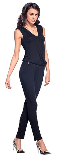 Lemoniade eleganter Jumpsuit in verschiedenen Varianten und Farben, Modell 1 Schwarz, Gr. S (34/36) von Lemoniade