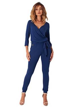 Lemoniade eleganter Jumpsuit in verschiedenen Varianten und Farben (L, Modell 2 Navy) von Lemoniade