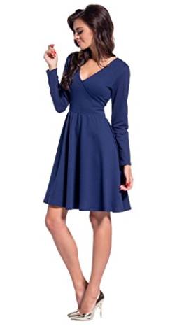 Lemoniade trendiges Kleid mit Langen Ärmeln und kurzem Rock (S (36), Modell 3 Navy) von Lemoniade